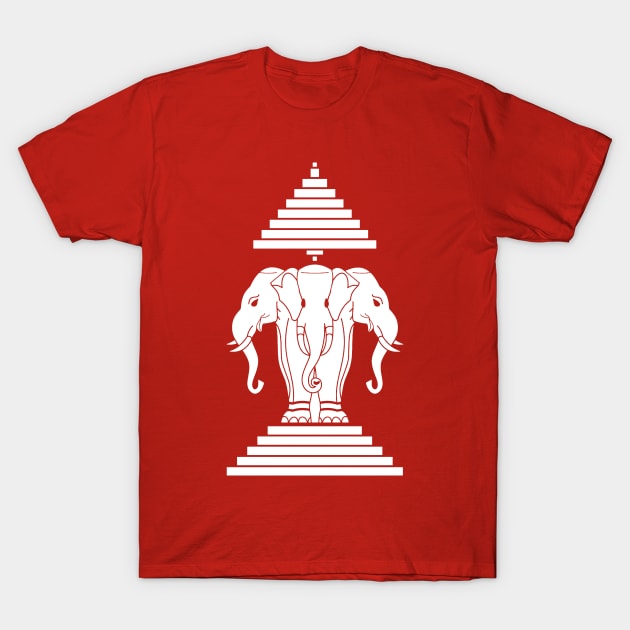 Flag of Laos (1952-1975) T-Shirt by truthtopower